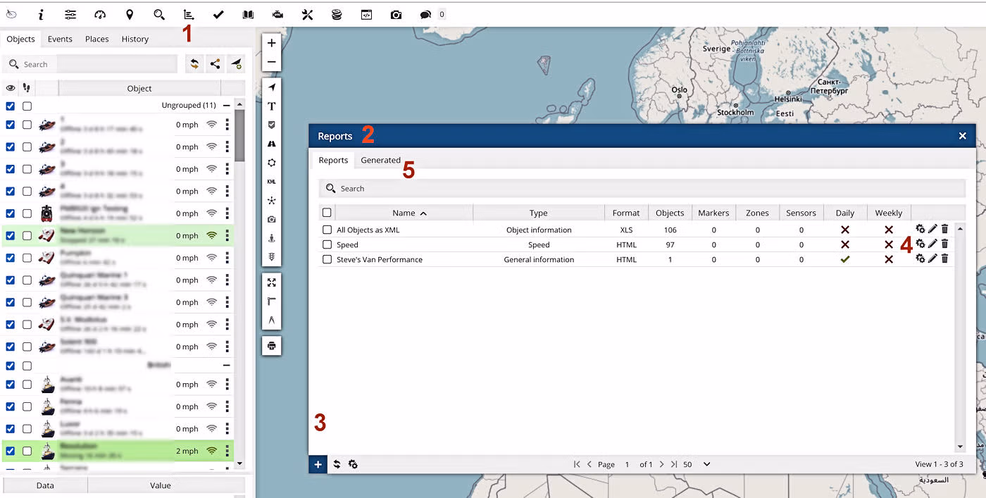 GPS Tracking report Software
