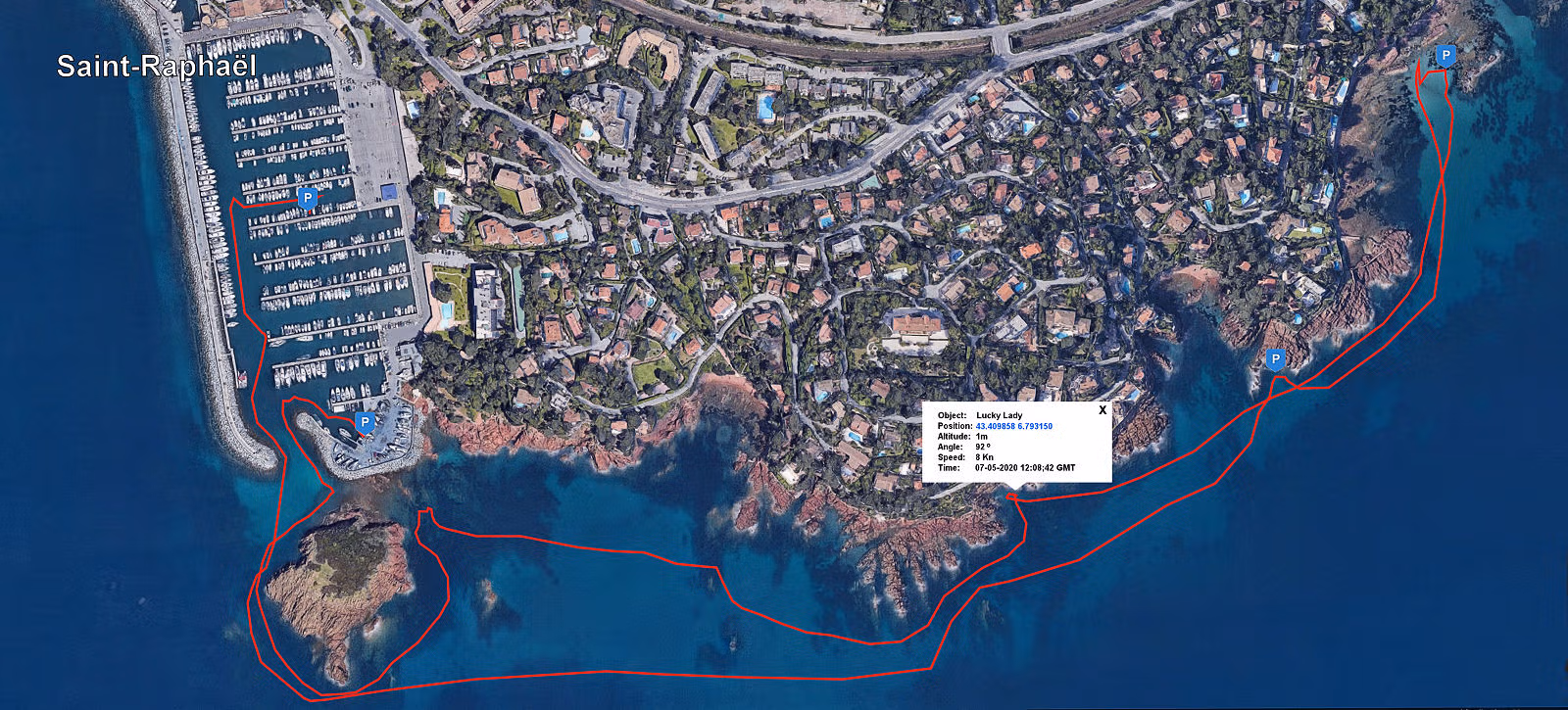 Using our maps you can easily see where your boat is and where it has been